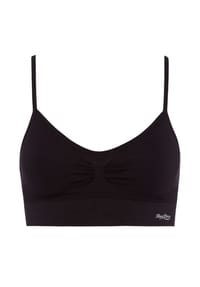 BeeDees® - Damen Bustier Comfee Strap Top mit herausnehmbaren Cups und verstellbaren Trägern - aubergine