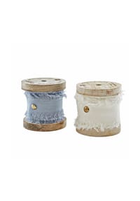 LOBERON - Band 2er Set Valethor blau/creme - blau/creme