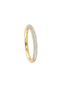 MONCARA - Damen Ring, 585er Gold, 70 Diamanten zus. ca. 0,30 Karat - Gelbgold