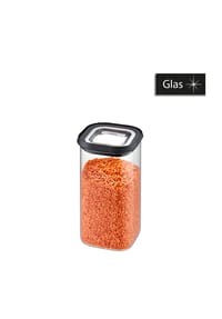 GEFU® Vorratsdose - PANTRY - SCHWARZ/SILBER