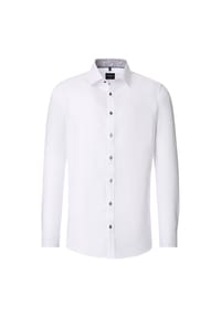 Venti - Herren Businesshemd uni Body Fit - Weiß