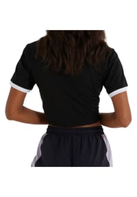 ellesse Damen T-Shirt FLIDE - Crop-Top, Kurzarm, Rundhals, Cotton Jersey, Logo Bild 7