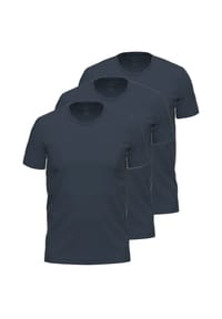 AMMANN - Unterhemd / Shirt Kurzarm 3er Pack Close to you - Cloud Melange