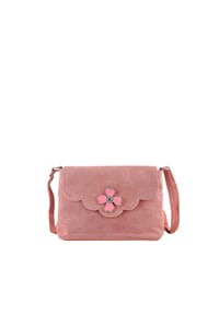 Allgäu Rebell - Umhängetasche Blümchen Designed im Allgäu - fuchsia