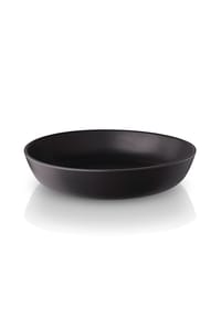 eva solo - Nordic kitchen Tiefer Suppenteller, Feinsteinzeug, Schwarz, Ø 20 cm - Schwarz