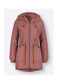 Witt - Jacke - khaki-weiß-geringelt