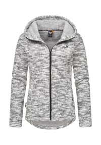 ragwear™ - Kapuzenstrickjacke Lyshka Melange - Ash