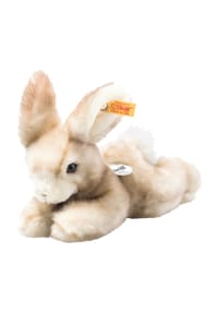 Steiff - Kuscheltier "Hase Schnucki", liegend, 24 cm - BEIGE