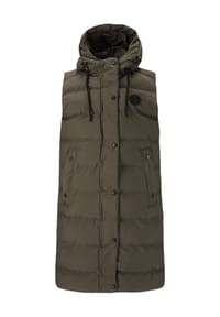 weather report® - Steppweste Chief mit langem Schnitt - 1001 Black