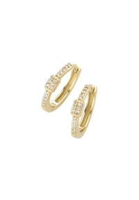 Luigi Merano® - Creolen mit Zirkonia, Gold 375 - gold
