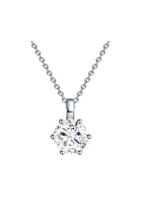 TRILANI 1934 - Damen Kette aus 925/- Sterling Silber in Silber mit Zirkonia - silber