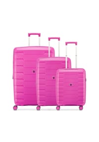 RONCATO Skyline 2.0 - Skyline 2.0 4 Rollen Kofferset 3-teilig mit Dehnfalte - arancio