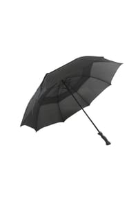 COFI - Fiberglasstockschirm mit Hülle Wasserdicht - Schwarz 130 cm