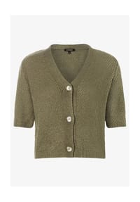 MORE & MORE - Strickjacke, V-Ausschnitt, für Damen - 0135 SUNSET YELLOW