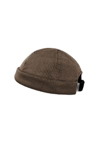 CAPO - Dockercap, Cord, Futter - alpaca