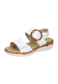 remonte® - Sandaletten, Leder, Wechselfußbett, für Damen - WEISS/WEISS