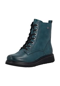 remonte® - Leder Stiefelette - Petrol