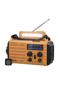MANIKE - Zyatra XM10 Radio, Analoger Tuner (manuelle Sendersuche für AM/FM/SW), AM, FM, Yellow - Gelb