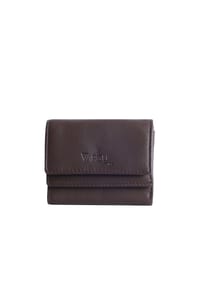 VARGU - Echtleder Geldbörse MELQUIN 1 - black