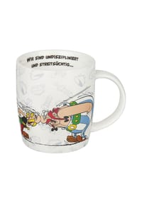 KÖNITZ - Asterix Aber Wir Lieben Kaffeebecher, 380 ml - Bunt