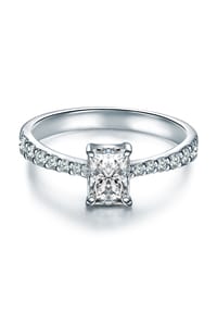 TRILANI 1934 - Damen Ring aus 925/- Sterling Silber in Silber mit Zirkonia - silber