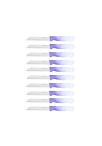 Cheffinger - Küchenmesser 18 cm mit ergonomischem Griff - Violett - Violett 1 Stück