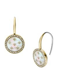 FOSSIL - Damen Ohrhaken, Edelstahl - GOLD