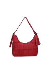 TASCHENDIEB® WIEN Malvengasse - Malvengasse Schultertasche Leder 31 cm - red solid