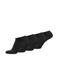TOM TAILOR - Unisex Socken, 4er Pack - Basic, Sneakersocken, einfarbig - Grau