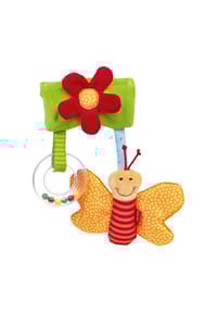 sigikid® - Spielanhänger mit Klettverschluss Schmetterling PlayQ , für Babys - 