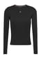 TOMMY Jeans Langarmshirt, Label, Rippstruktur, für Damen Bild 1