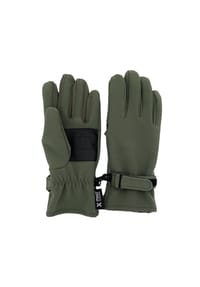 maximo® - KIDS-Fingerhandschuhe Softshell, Klettriegel - 46 SCHWARZ