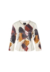 KRISS - Blazer Vilma Fatima - weiß/mehrfarbig