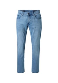 pierre cardin - Jeans Lyon mit Dornschlaufe für die Gürtelschnalle - dark blue stonewash