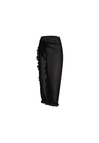 MODA MINX - Sarong Amour an der Seite zum Binden - Black