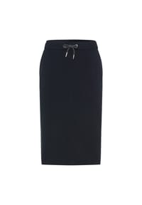 olsen - Rock mit elastischem Bund und Tunnelzug - Dark Navy