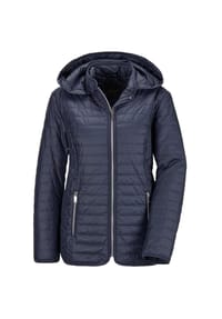 GOLDNER - Kurzgröße:  Leicht strukturierte Outdoorjacke - marine