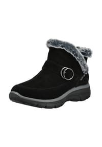 SKECHERS® - Stiefeletten, Slip-ins, für Damen - BLK SUEDE/FAUX FUR