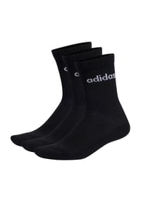 adidas - Kurzsocken, 3er-Pack, für Herren - BLACK/WHITE