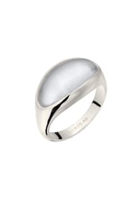 elli. - Ring Resin Transparent Cocktailparty 925 Sterling Silber - Silber