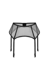 less is a'mor - Strumpfhalter Gomeisa - schwarz