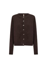 SOYACONCEPT - Strickjacke Orlean 2, Knopfleiste, für Damen - 98980 CHO PLUM MEL