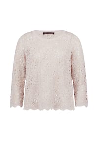BETTY BARCLAY - Strickpullover mit 3/4 Arm - Grau