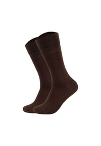 JOOP! - Unisex Socken, 2er Pack - Premium Essential Organic Cotton Socks, Logo, einfarbig - Anthrazit meliert