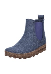ASPORTUGUESAS - Filz Stiefelette - Mittelblau