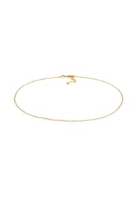 elli. - Halskette Choker Gliederkette Oval Trend 925 Silber - Gold