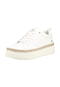 MUSTANG® - Lederimitat Sneaker - Weiß