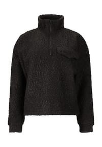 ENDURANCE ATHLECIA - Midlayer Florrie mit Teddy-Fleece und halbem Reißverschluss - 1001 Black