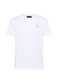 CHIEMSEE - T-Shirt mit tonalem Logo-Design - 10 White