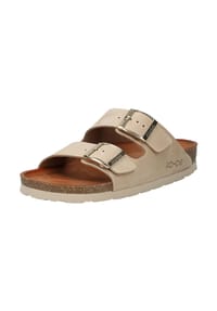 ROHDE - Nubukleder Pantoletten - Beige